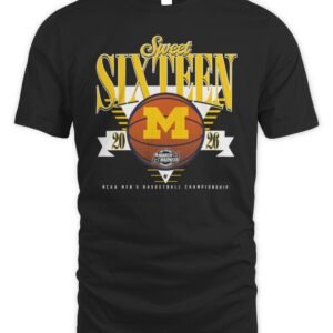 Michigan Wolverines MBB: 2026 Sweet Sixteen T Shirt Hoodie