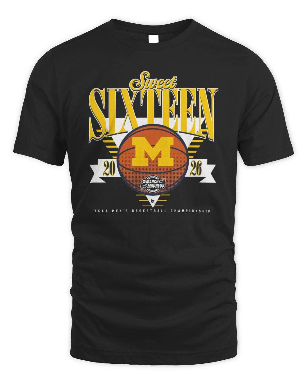 Michigan Wolverines MBB: 2026 Sweet Sixteen T Shirt Hoodie
