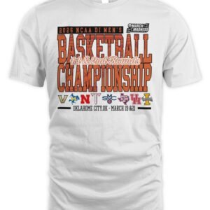 2026 NCAA DI Men's Basketball 1st/2nd Rounds Oklahoma City Champion Jersey Hoodie