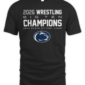 Penn State 2026 B1G Wrestling Champions T-Shirt