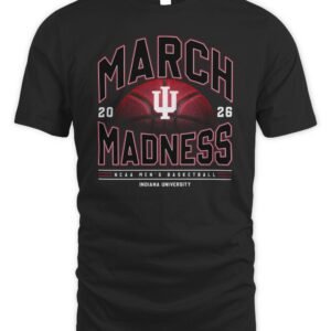 Indiana Hoosiers NCAA Men's Basketball March Madness 2026 T-Shirt