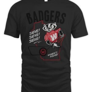 Homefield Apparel Wisconsin Badgers Women's Hockey T-Shirt