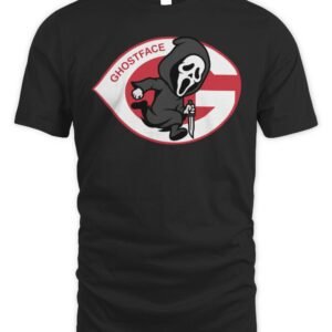 Cincinnati Baseball Runnin Ghostface T Shirt