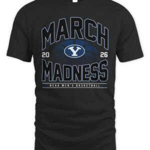 BYU Cougars NCAA Men's Basketball March Madness 2026 T-Shirt
