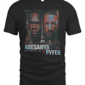 UFC Fight Night 2026 Adesanya Vs Pyfer Match Up Hoodie