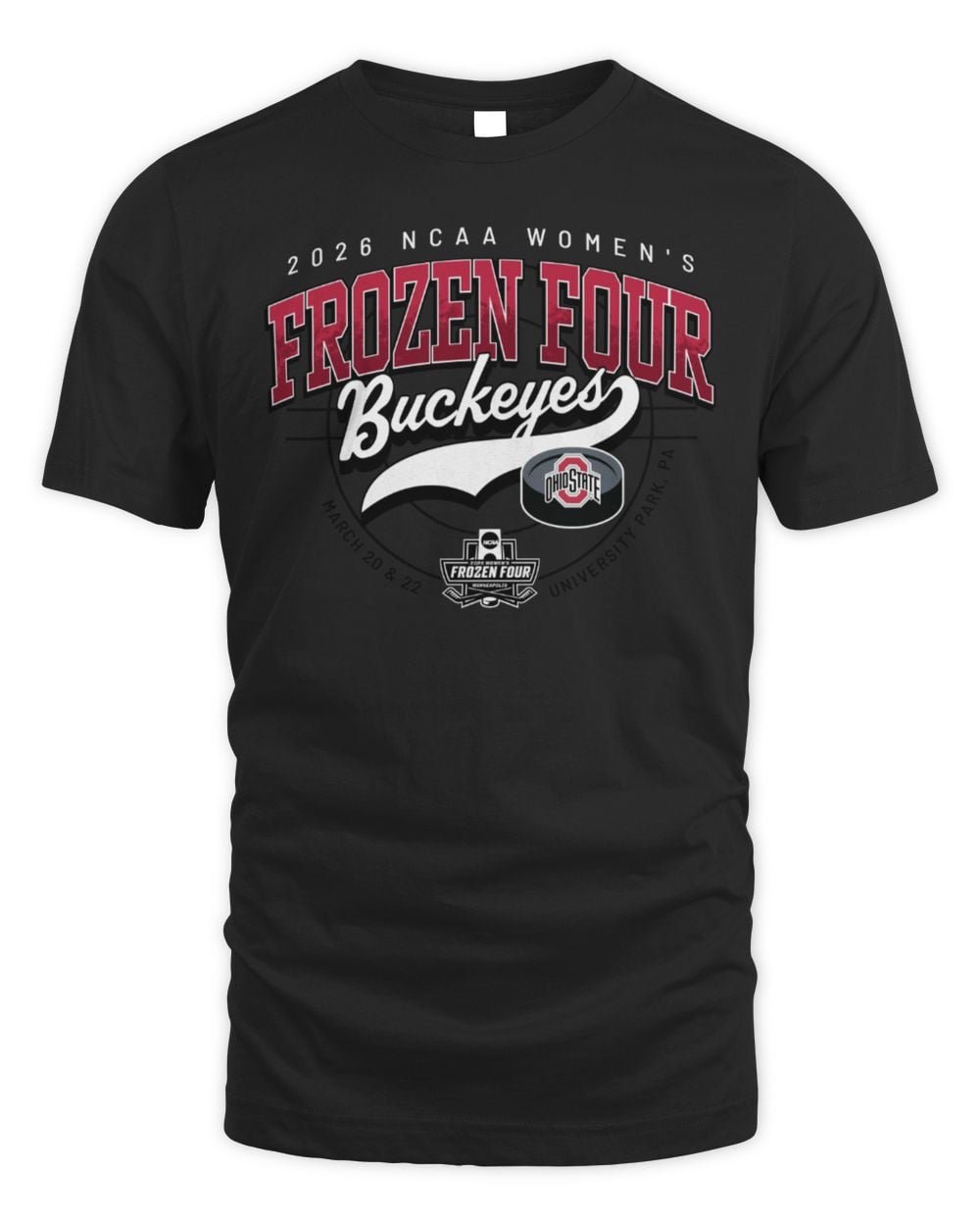 Ohio State Buckeyes National Collegiate Women's Ice Hockey Frozen Four Championship Hoodie