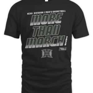 Hawaii Rainbow Warriors 2026 NCAA Division I Men's Basketball More Than March T Shirt