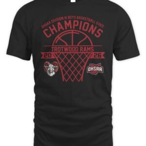 Trotwood Rams OHSAA Boys 2026 D3 State Champions T Shirt