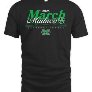 Marshall Thundering Herd NCAA Women's Basketball March Madness 2026 T-Shirt