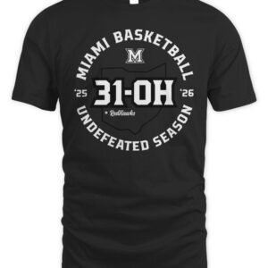 31-OH Miami University Undefeated Season T Shirt