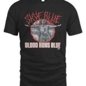 Skye Blue Blood Runs Blue Hoodie