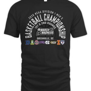 2026 NCAA DI Men's Basketball 1st/2nd Rounds Greenville Champion Jersey T Shirt