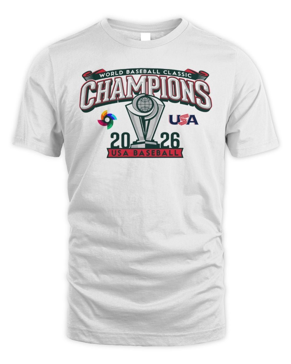 Team USA 2026 WBC Champions Locker Room Shirt USA Baseball World Baseball Classic Winner T-Shirt