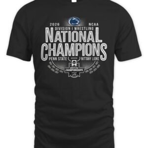 Penn State Nittany Lions 2026 NCAA Wrestling National Champions 14-Time Champions T Shirt