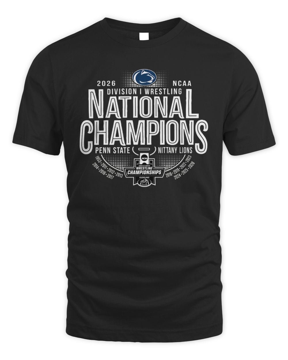 Penn State Nittany Lions 2026 NCAA Wrestling National Champions 14-Time Champions T Shirt