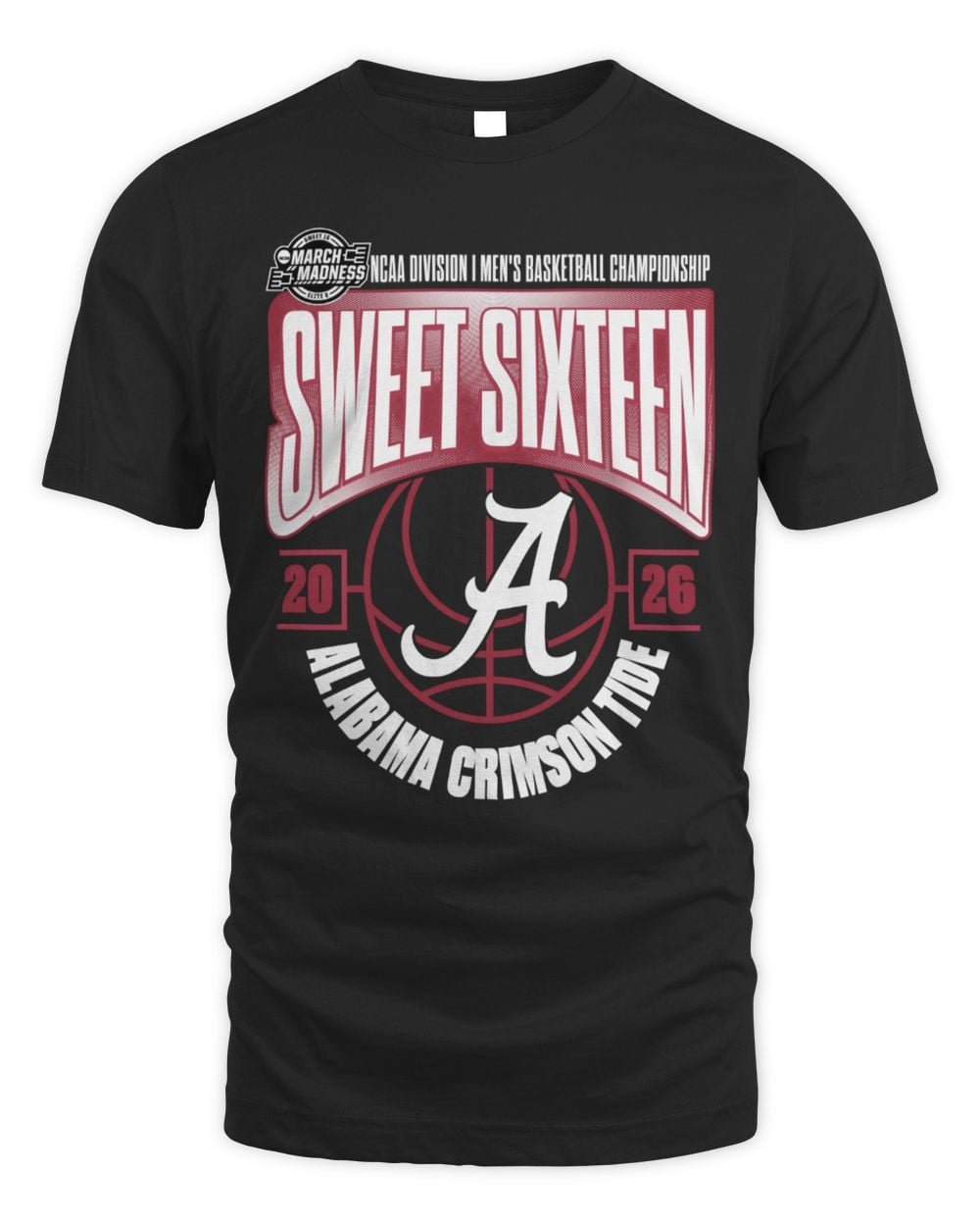 Alabama Crimson Tide 2026 NCAA Men's Basketball Tournament March Madness Sweet 16 Hoodie