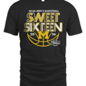 Michigan Wolverines 2026 NCAA Men's Basketball Sweet Sixteen Hoodie