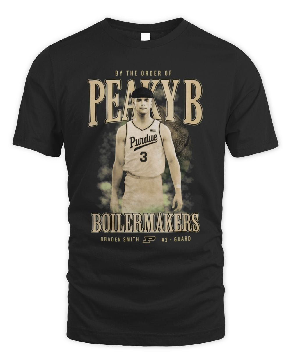 Purdue Boilermakers Basketball Braden Smith Peaky Bs T Shirt