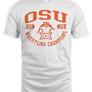 Oklahoma State Cowboys Summit Sportswear Big 12 2026 Wrestling Champions Hoodie