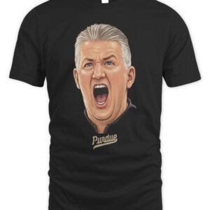 Purdue Boilermakers Basketball Coach Painter Big Head T Shirt Hoodie