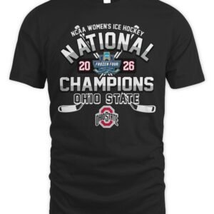Ohio State Buckeyes Frozen Four 2025 Champions Tee