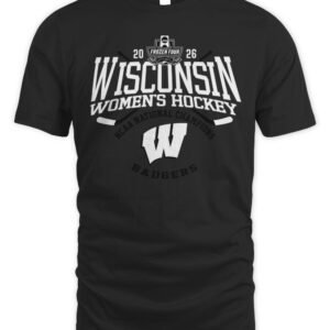 Wisconsin Badger 2026 Women's Hockey National Champs T-Shirt Hoodie