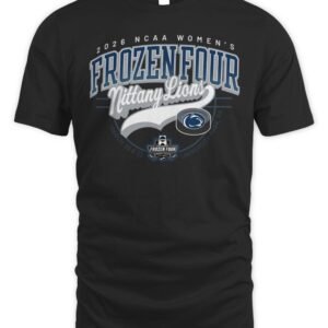 Penn State Nittany Lions National Collegiate Women's Ice Hockey Frozen Four Championship 2026 T Shirt