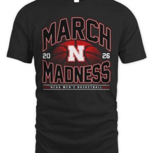 Nebraska Cornhuskers NCAA Men's Basketball March Madness 2026 Hoodie