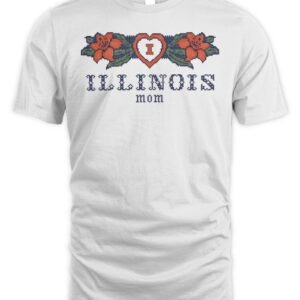 Illinois Mom Heart T Shirt