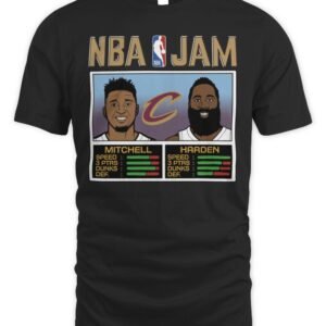 NBA Jam Cavs Mitchell And Harden Hoodie
