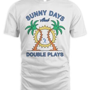 Baseballism Sunny Days and Double Plays Hoodie