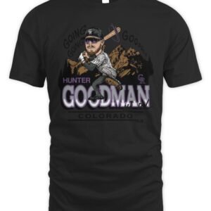 Rockies Hunter Goodman Signature T Shirt