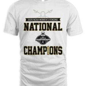 Notre Dame Fighting Irish 2026 Women’s Fencing National Champions T Shirt